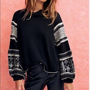 Free People Thermal Bell Sleeves